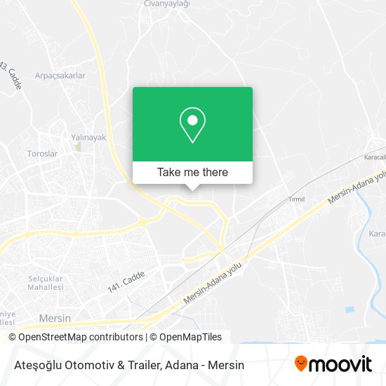 Ateşoğlu Otomotiv & Trailer map