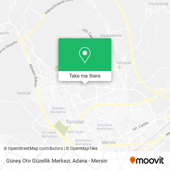 Güneş Oto Güzellik Merkezi map