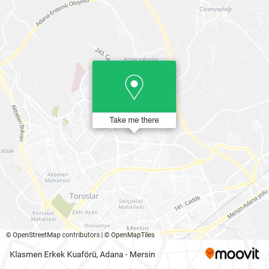 Klasmen Erkek Kuaförü map