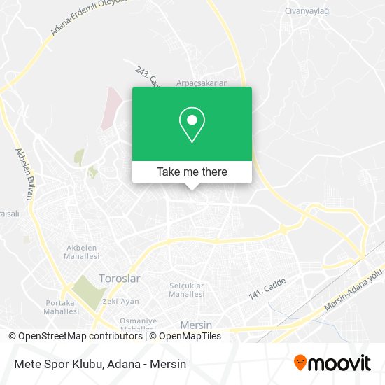 Mete Spor Klubu map