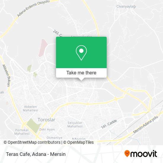 Teras Cafe map