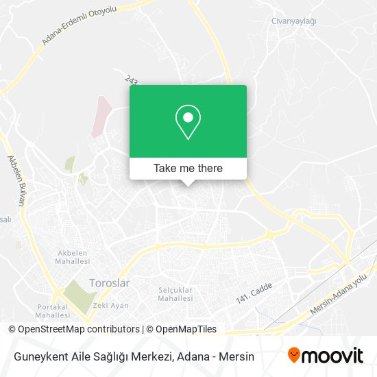Guneykent Aile Sağlığı Merkezi map