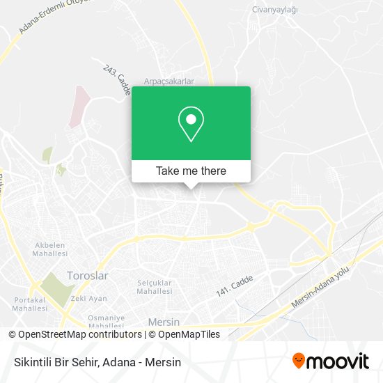 Sikintili Bir Sehir map