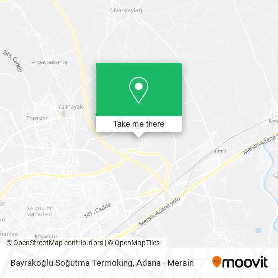 Bayrakoğlu Soğutma Termoking map