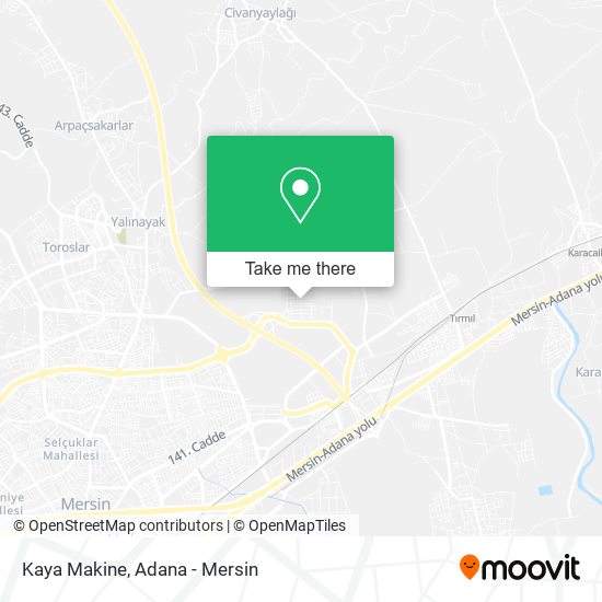 Kaya Makine map