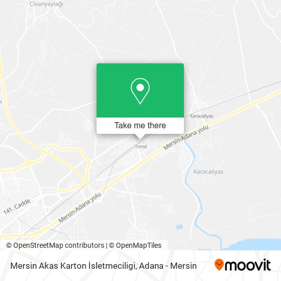 Mersin Akas Karton İsletmeciligi map