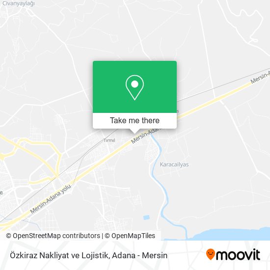 Özkiraz Nakliyat ve Lojistik map