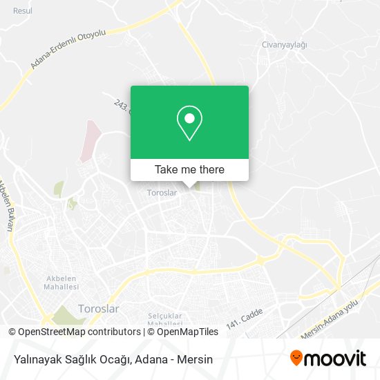 Yalınayak Sağlık Ocağı map