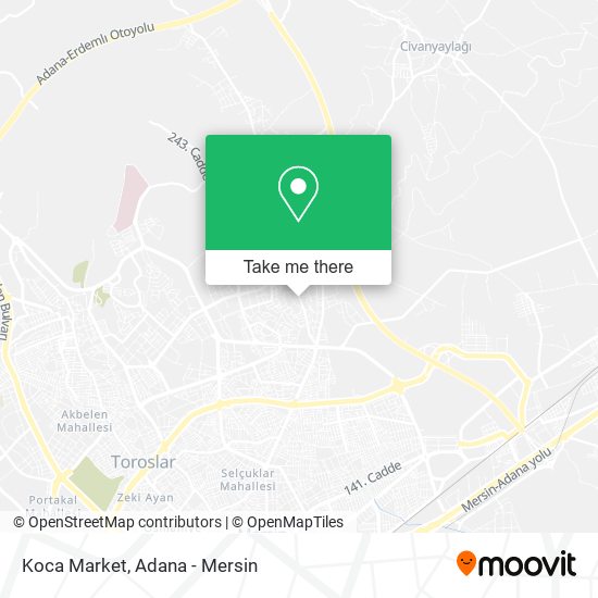 Koca Market map