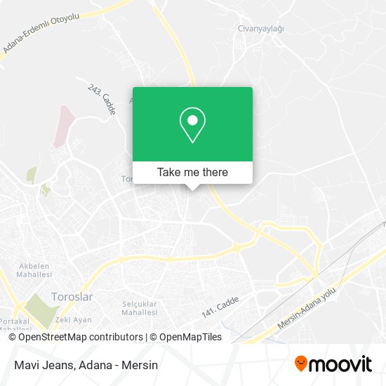 Mavi Jeans map