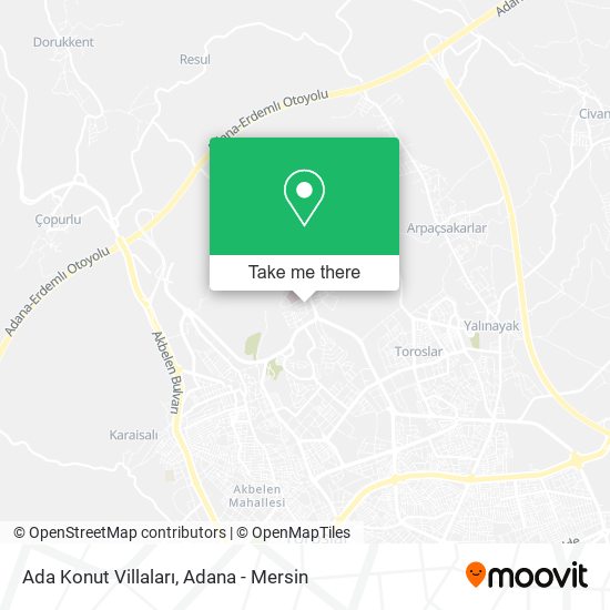 Ada Konut Villaları map