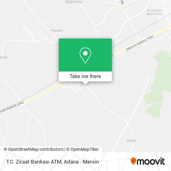 T.C. Ziraat Bankası ATM map