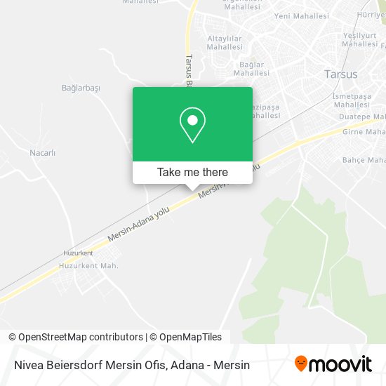 Nivea Beiersdorf Mersin Ofis map