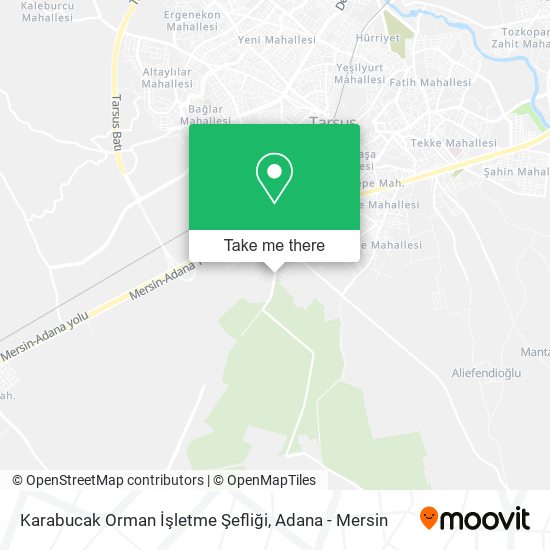 Karabucak Orman İşletme Şefliği map