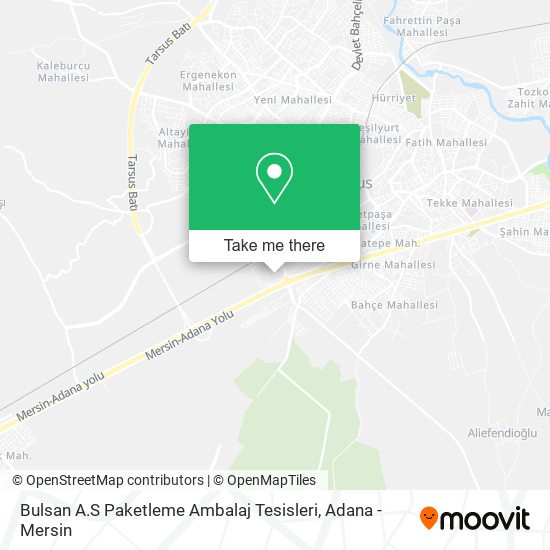 Bulsan A.S Paketleme Ambalaj Tesisleri map