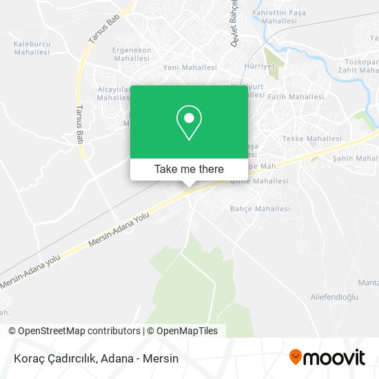 Koraç Çadırcılık map