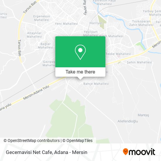 Gecemavisi Net Cafe map