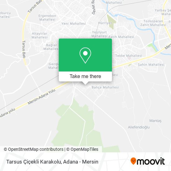 Tarsus Çiçekli Karakolu map