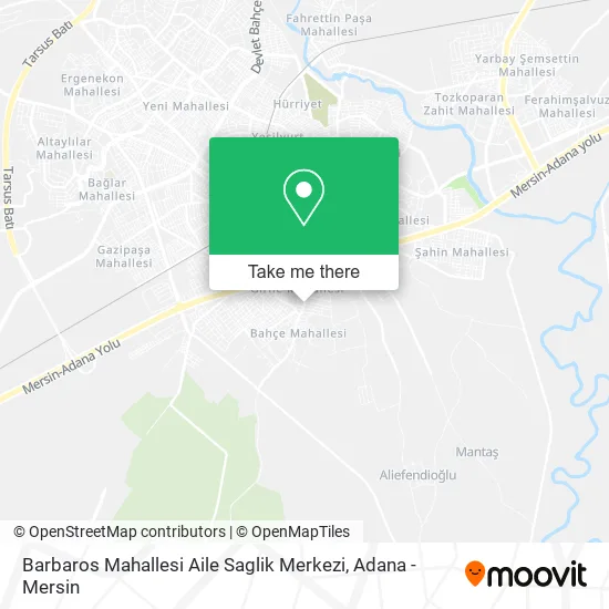 Barbaros Mahallesi Aile Saglik Merkezi map
