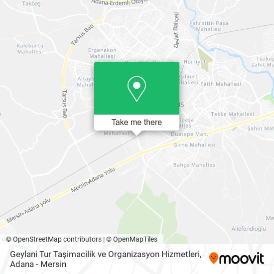 Geylani Tur Taşimacilik ve Organizasyon Hizmetleri map