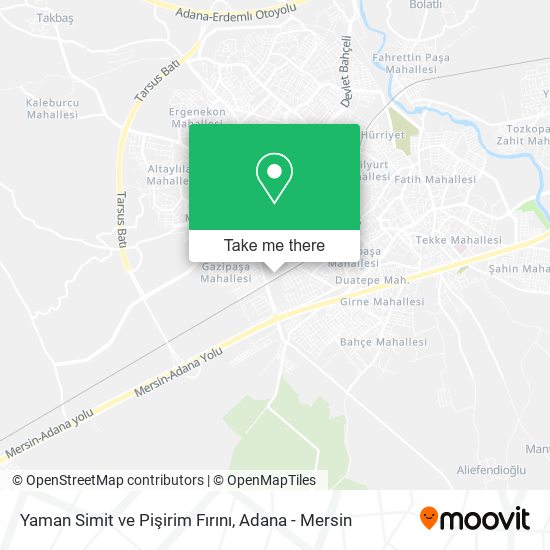 Yaman Simit ve Pişirim Fırını map