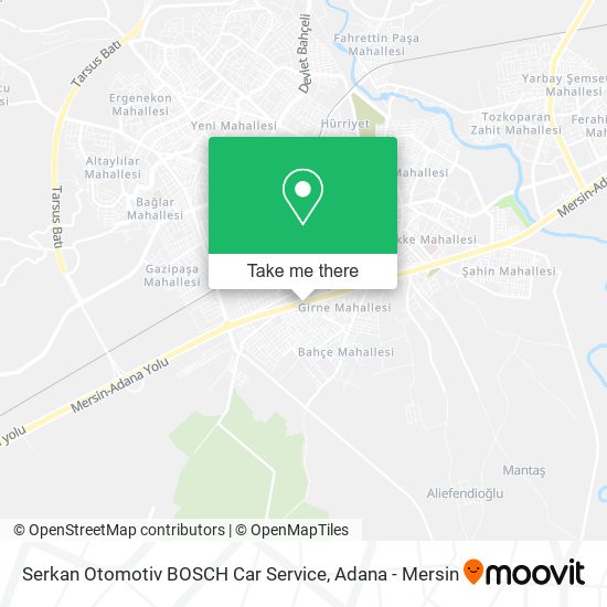 Serkan Otomotiv BOSCH Car Service map