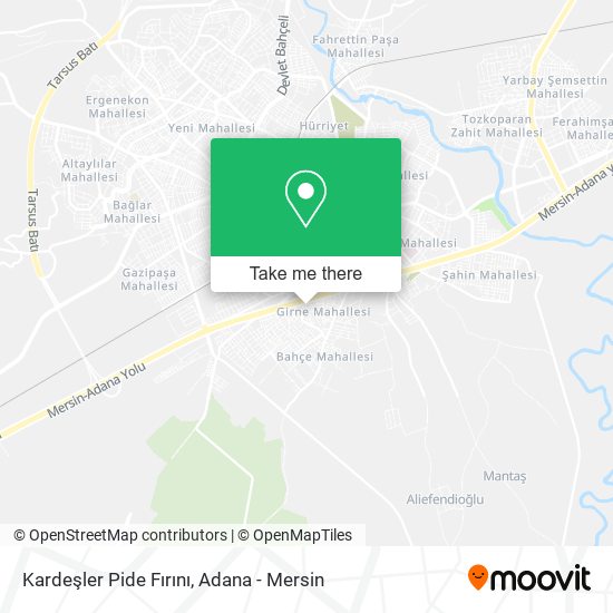 Kardeşler Pide Fırını map