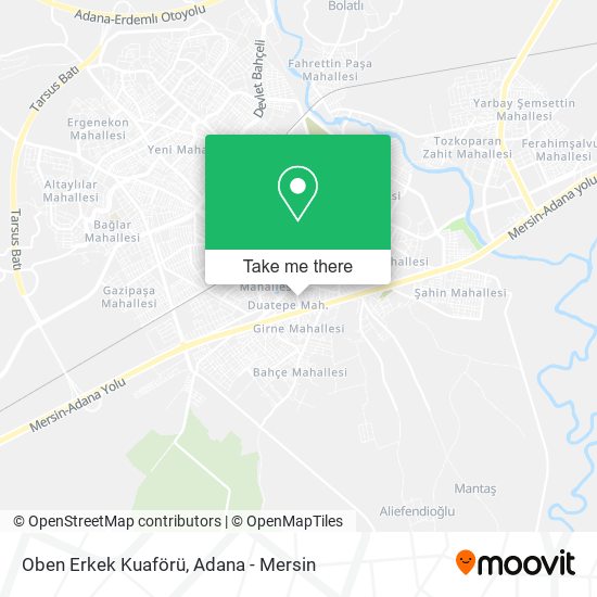 Oben Erkek Kuaförü map