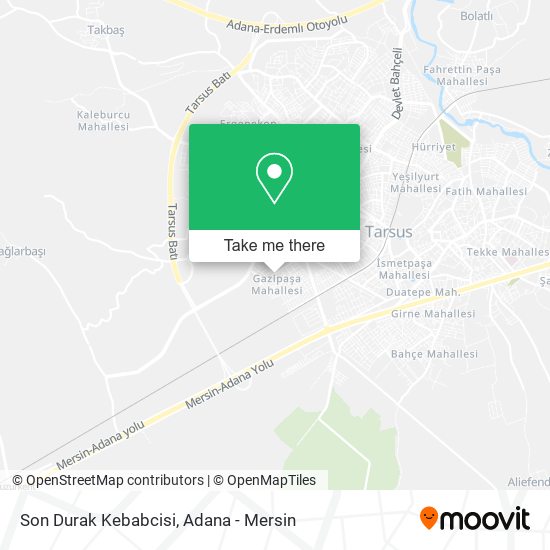 Son Durak Kebabcisi map