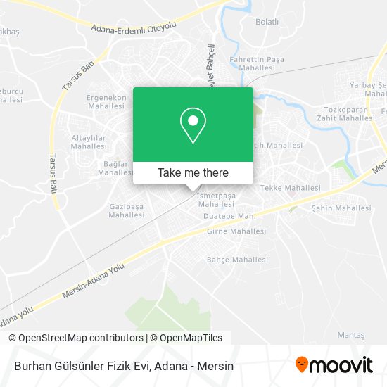Burhan Gülsünler Fizik Evi map