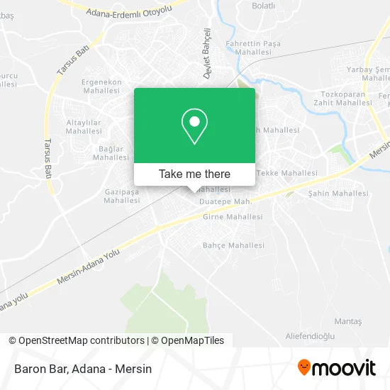 Baron Bar map