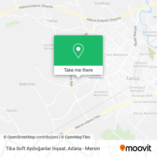 Tiba Soft Aydoğanlar İnşaat map