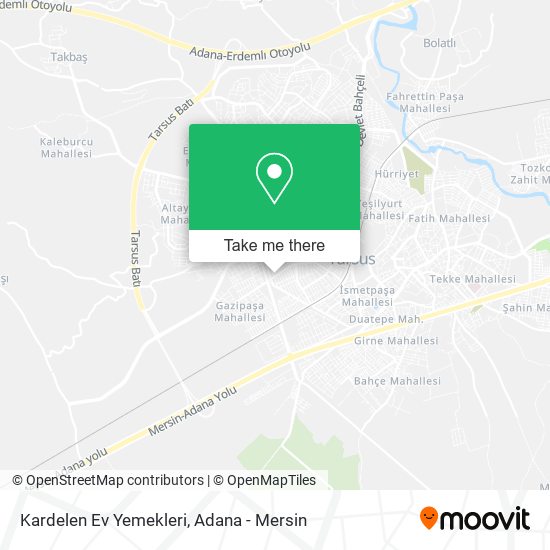 Kardelen Ev Yemekleri map