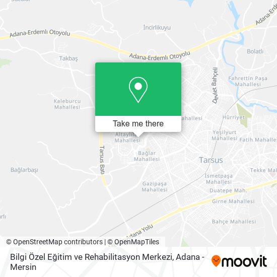 Bilgi Özel Eğitim ve Rehabilitasyon Merkezi map