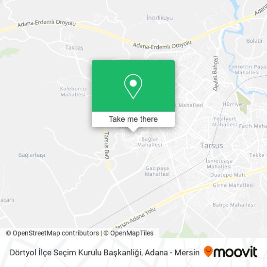 Dörtyol İlçe Seçim Kurulu Başkanliği map