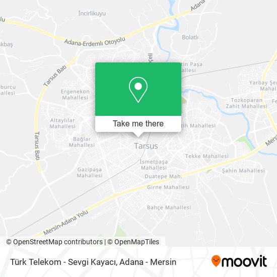 Türk Telekom - Sevgi Kayacı map