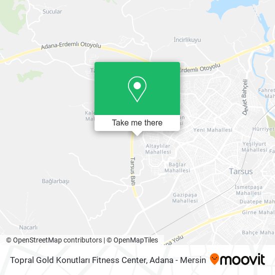 Topral Gold Konutları Fitness Center map