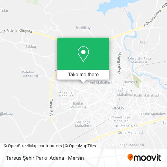 Tarsus Şehir Parkı map