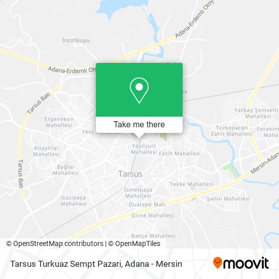 Tarsus Turkuaz Sempt Pazari map