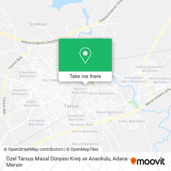 Özel Tarsus Masal Dünyası Kreş ve Anaokulu map