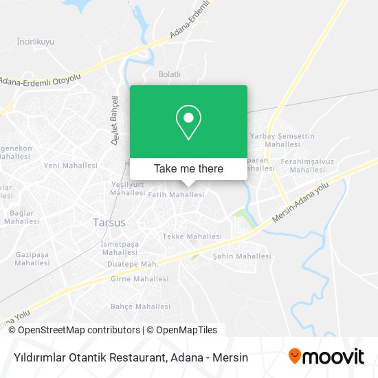 Yıldırımlar Otantik Restaurant map