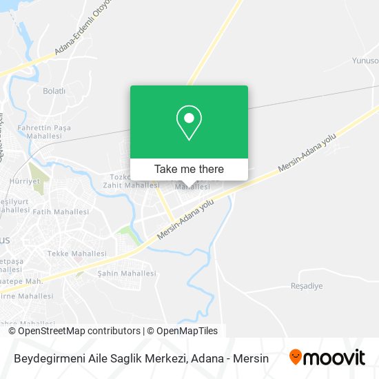 Beydegirmeni Aile Saglik Merkezi map