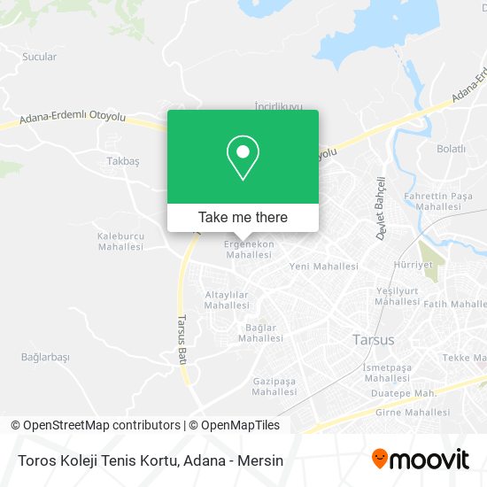 Toros Koleji Tenis Kortu map