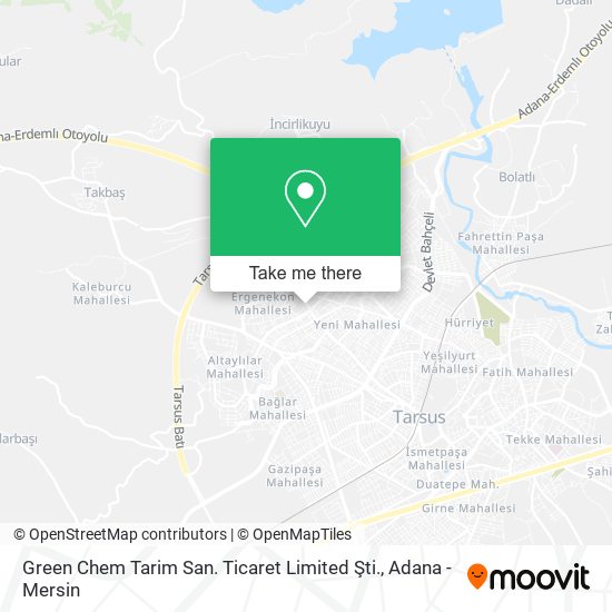 Green Chem Tarim San. Ticaret Limited Şti. map