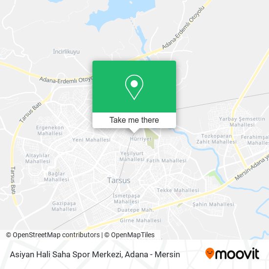 Asiyan Hali Saha Spor Merkezi map
