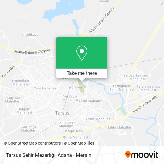 Tarsus Şehir Mezarlığı map