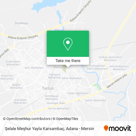 Şelale Meşhur Yayla Karsambaç map