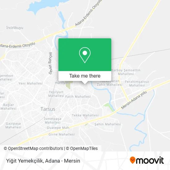 Yiğit Yemekçilik map