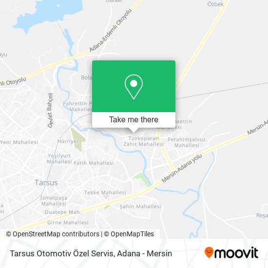 Tarsus Otomotiv Özel Servis map