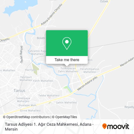 Tarsus Adliyesi 1. Ağır Ceza Mahkemesi map